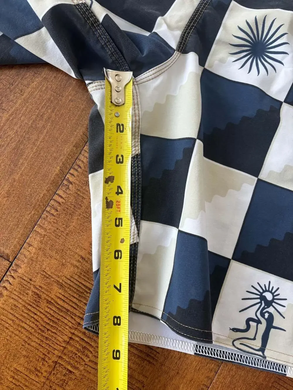Billabong x Wrangler Checkerboard Print Swim Board Shorts Mens XL